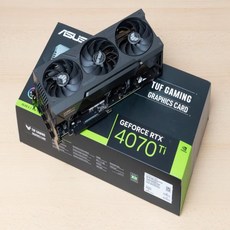 그래픽카드 외장그래픽카드 ASUS TUF 게이밍 지포스 그래픽 카드 RTX 4070 Ti 12GB 상품 이미지