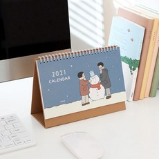 2021년 달력 탁상용 캘린더 (인디고 일상)
