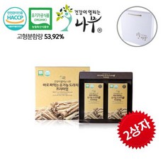 HACCP 목건강 [건강이열리는나무] 바로짜먹는 유기농 도라지진액 프리미엄 (15g X 30포 X 2박스) + 쇼핑백 증정, 2박스*1세트