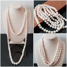 담수진주롱목걸이
