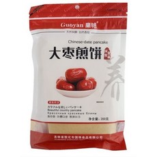 <킹콩푸드>국연 대추전병 잰빙 중국식품, 200g, 10개