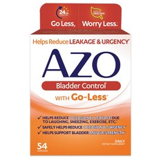 AZO Bladder Control with Go Less 54정, 54개, 1개