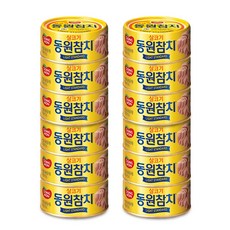 동원 라이트 스탠다드 참치, 135g, 12개