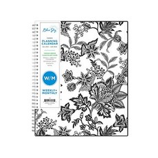Blue Sky 2021-2022 Academic Year Weekly & Monthly Planner 8.5 "x 11" Flexible Cover Wirebound, 단일옵션