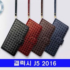 갤럭시 J5 2016 BS체크 심플 J510 케이스 (W85E66D), 블랙, 1개