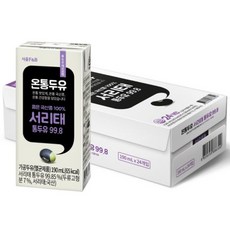 (TC)[온통두유] 서리태 통두유 99.8 190ml*48팩, 48개, 190ml