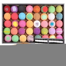 퓨어리스 바쓰 밤 기념일 입욕제 선물세트 40PC, One Color, One Size