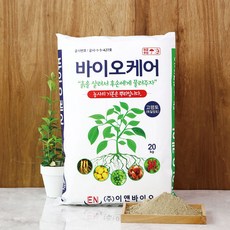 바이오케어 친환경 유기질비료 텃밭 웃거름 식물 화분영양제 10kg 20kg, 10kg 1개, 1개