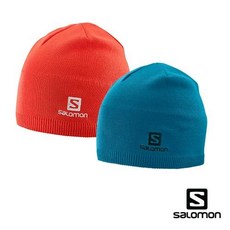 살로몬 1819 SALOMON BEANIE 살로몬비니 모자, 레드