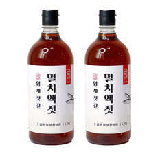 강경 국산 멸치액젓 진한 원액 1.2kg, 2개