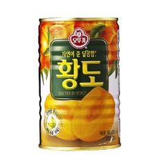 오뚜기 황도 통조림 반절