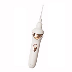 Windee 귀이개 귀지흡입기 전동흡입 무선 조명등 귀 청소 도구 휴대용 USB 충전식, 화이트, 1개