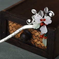 천연보석뒤꽂이