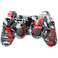 소니 PS3 용 블루투스 게임 패드 무선 컨트롤러 플레이스테이션 3 용 6 축 듀얼 바이브레이트 조이스틱 원격 핸들, 1개, 3) Camo C