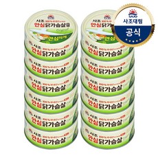 [사조대림] 사조 리얼닭가슴살(안심)135g x12개 /훈제, 135g, 선택:리얼닭가슴살(안심)12캔{A}