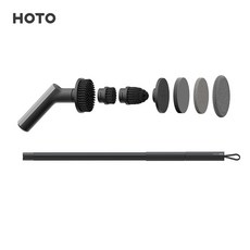 전동청소솔 무선 청소기 HOTO 스핀 스크러버 자동 화장실 욕실 바닥 브러쉬 청소솔