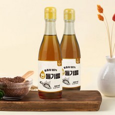 [김선교장인]통들깨 100% 들기름 300ml 2병, 2개