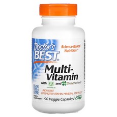 닥터스베스트 멀티비타민 활성엽산 90캡슐 비타민B군 종합비타민 올인원 바이타민, 1통