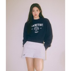 [백화점매장 정품출고] 마리떼프랑소와저버 맨투맨 티셔츠 MARITHE FRANCOIS GIRBAUD VINTAGE COLLEGE LOGO SWEATSHIRT navy 1MG23SS