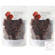 유기농 데글렛 대추야자 씨 제거 400g × 2개 + 유통 기한 스티커 × 2매 세트 3014 유기데츠 내츄럴키친 데글렛 대추야자 대추야자 씨 없음