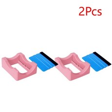 컵 크래들 텀블러 펠트 엣지 스퀴지 내장 슬롯 병 실리콘 스탠드 데칼 제작용, 2. 2Pcs Pink, 1개