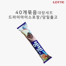 롯데 아이스크림 빙빙바 40개 1BOX 묶음 대용량 업소용아이스크림