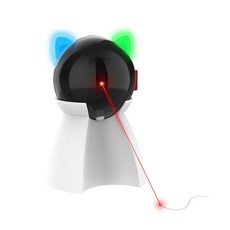 hamshmoc smart laser pointer cat toy automatic robot for play game 대화형 장난감 고양이 전자 충전식 usb 티저, 흰 고양이 장난감, 협력사, 1개
