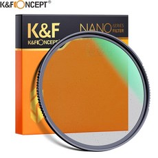 K & F Concept Nano X Black Mist 1/4 1/8 카메라 렌즈 필터 촬영 용 특수 효과 49mm 52mm 58mm 62mm 67mm 77mm 82mm|카메, 1개, 0.87 Black Mist