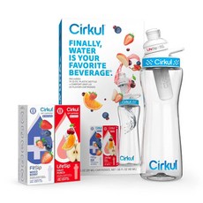 Cirkul 서큘 스타터 키트 물통 카트리지 2개포함 22온스, 2개