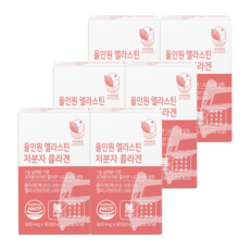 먹는엘라스틴 자연해답 올인원 먹는 엘라스틴 저분자 콜라겐 90정 6개