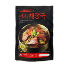 청우식품 이음식 선지해장국, 700g, 19개