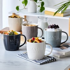 마시피렌체 벤티 머그컵 670ml, 브라운, 1개