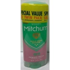 Mitchum 밋첨 여성 데오드란트 파우더 프레쉬 96g 2개, 1, 1