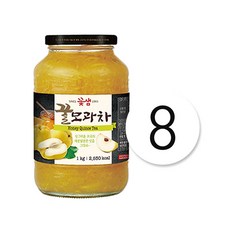 꽃샘 꿀모과차, 1kg, 8개입, 1박스