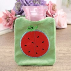 CP 보들보들 보온 물주머니 레드 찜질팩 100ml 온수 배따뜻하게 온찜질, 1개