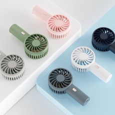 하이온 미니 몬스터 무선 휴대용 선풍기, H14, 코튼화이트