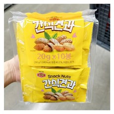 머거본 간식 견과 20g x 10봉 x 2개, 단품