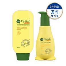 그린핑거 마이키즈 로션 260ml + 얼굴로션 160ml, 단품없음