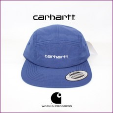 Carhartt 나일론 6패널 캠프캡 여름 선 스크린 볼캡, M（56-58cm）, 파란색