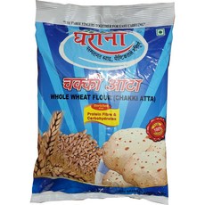 Gharana Whole Wheat Flour_Chakki Atta_5kg, 5kg, 1개
