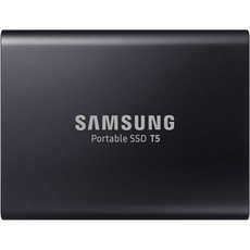 SAMSUNG 삼성 T5 휴대용 SSD 2TB - 최대 540MB/s USB 3.1 외장 솔리드 스테이트 드라이브 블랙(MU-PA2T0B/AM), Black, 2 TB_Single