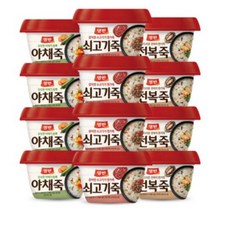 양반 쇠고기죽285gx4개+야채죽285gx4개+전복죽285gx4개(총12개), 1세트