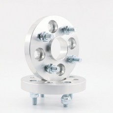 허브스페이스 휠 스페이서 어댑터 알루미늄 PCD 4x100 CB 56.1 두께 38mm 44mm 스터드 12x1.5 자동차 림 액세서리 2 개, [01] 38mm, 2개