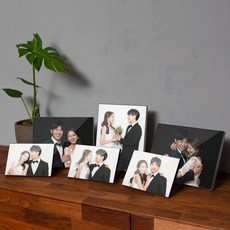 단미그라피 아크릴액자 포토테이블 가족 사진 웨딩 결혼식 3color 23size, 화이트