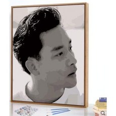 장국영 천녀유혼/영웅본색/영화DIY 명화그리기/유화그리기 세트 프레임포함/그림 액자/갤러리/캔버스 /포스터/풍경/경치/동물/디지털 페인팅/거실 인테리어/팝아트 0076