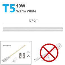 실내 주방 조명용 LED 형광 튜브 2835 SMD LED 라이트 바 벽 램프 T5 T8 LED 튜브 220V 0V 6W 8W, T8 8W Warm White, 1pcs, 1개