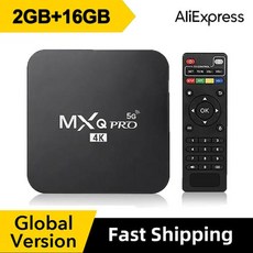 2024 Android10 스마트 TV 박스 MXQ-PRO 홈 시어터 TV 4K HDR10 2G 16G Youtube 3D 비디오 스트리밍 미디어 플레이어, 4) Eu 플러그 - MXQ PRO-2GB16GB - 스트리밍미디어플레이어