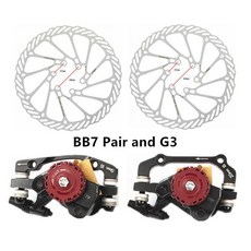 SRAM Avid MTB 디스크 브레이크 산악 자전거 케이블 슈퍼 BB5 핸들 G3 160mm BB7, [02] BB7 and G3 x 2