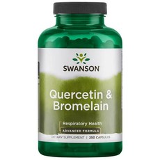 Swanson 퀘르세틴 브로멜라인 2400GDU 250캡슐 Quercetin Bromelain Advanced Formula, 1개