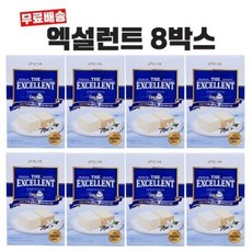 빙그레 엑설런트 오리지널 8박스 대용량 업소용 옛날 고급 바닐라 우유 아포가토 아이스크림 배달, 1개, 800ml